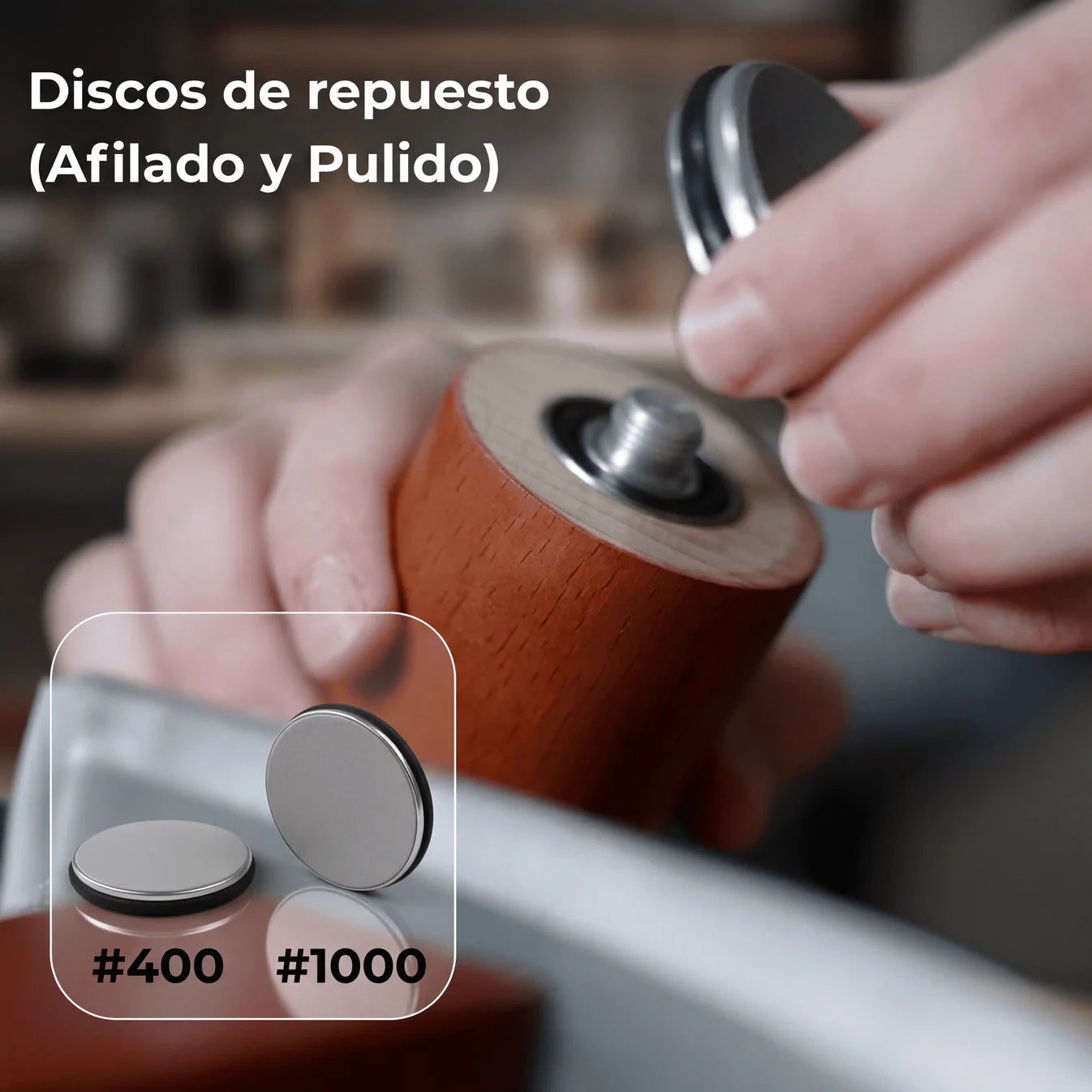 REFILADO® - Repuesto de Discos (Grano #400 y #1000)